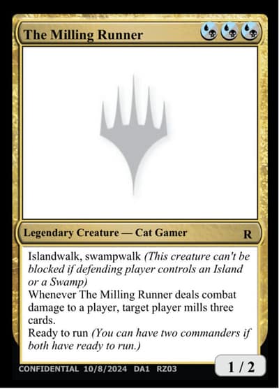 The Milling Runner RZ03f Unknown Event Magic card