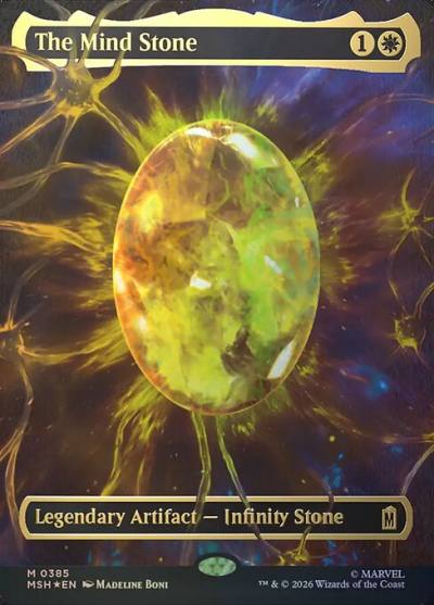 The Mind Stone MSH-385 Marvel Super Heroes Magic card