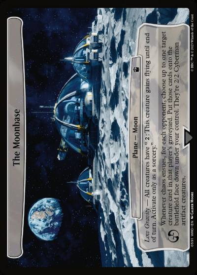 The Moonbase WHO-591 Doctor Who Magic card