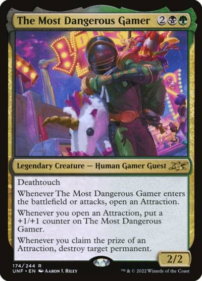 The Most Dangerous Gamer UNF-174 Unfinity Magic card