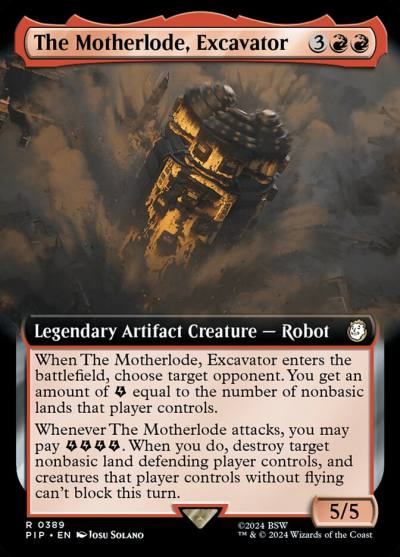 The Motherlode, Excavator PIP-389 Fallout Magic card