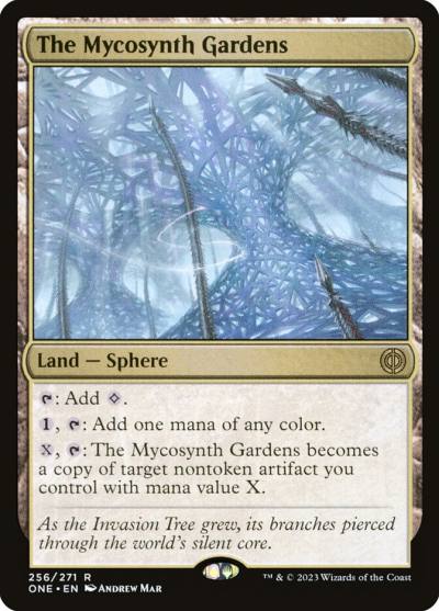 The Mycosynth Gardens ONE-256 Phyrexia: All Will Be One Magic card