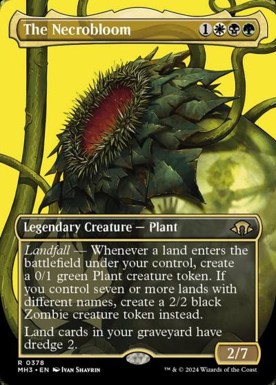 The Necrobloom MH3-378 Modern Horizons 3 Magic card