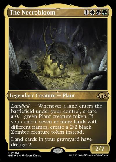 The Necrobloom MH3-492 Modern Horizons 3 Magic card
