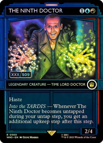 The Ninth Doctor WHO-560Z Doctor Who Magic card