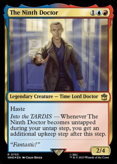 The Ninth Doctor WHO-753 Doctor Who Magic card
