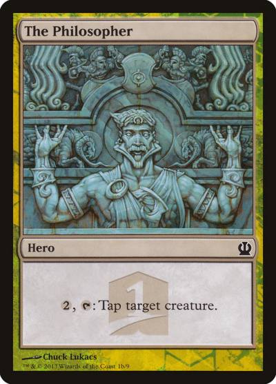 The Philosopher THP1-1B Theros Hero's Path Magic card