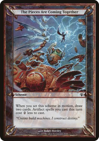 The Pieces Are Coming Together OARC-35STAR Archenemy Schemes Magic card