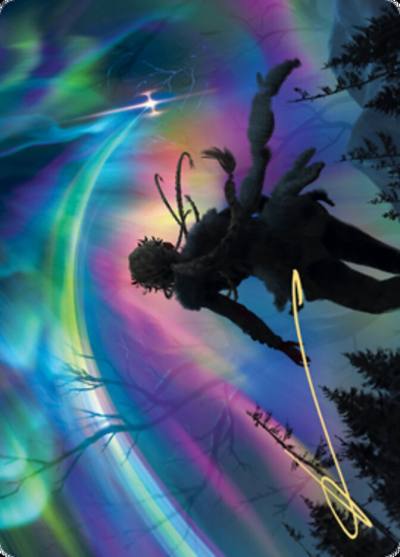 The Prismatic Bridge // The Prismatic Bridge AKHM-64 Kaldheim Art Series Magic card