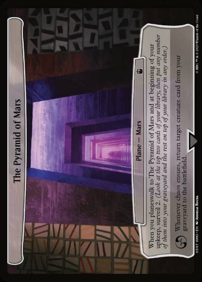 The Pyramid of Mars WHO-597 Doctor Who Magic card