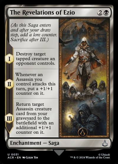The Revelations of Ezio ACR-31 Assassin's Creed Magic card