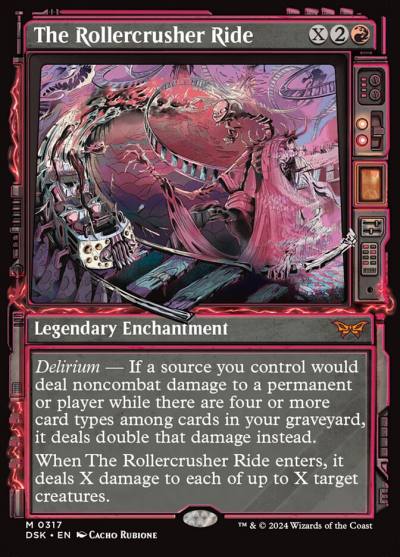 The Rollercrusher Ride DSK-317 Duskmourn: House of Horror Magic card