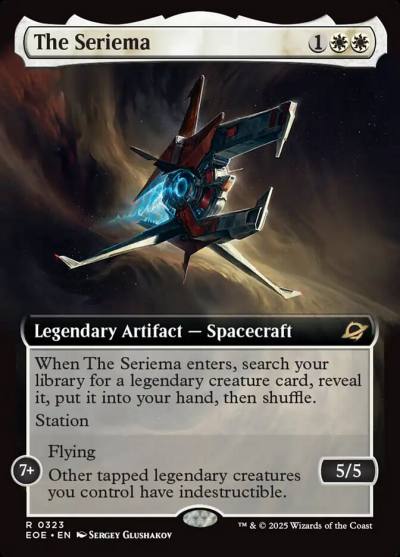 The Seriema EOE-323 Edge of Eternities Magic card