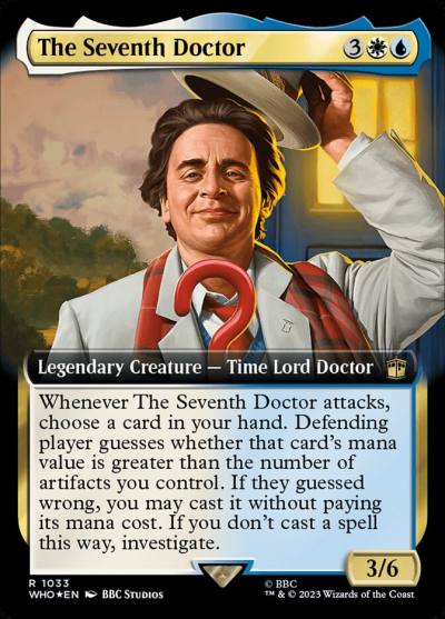 The Seventh Doctor WHO-1033 Doctor Who Magic card