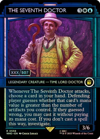 The Seventh Doctor WHO-558Z Doctor Who Magic card