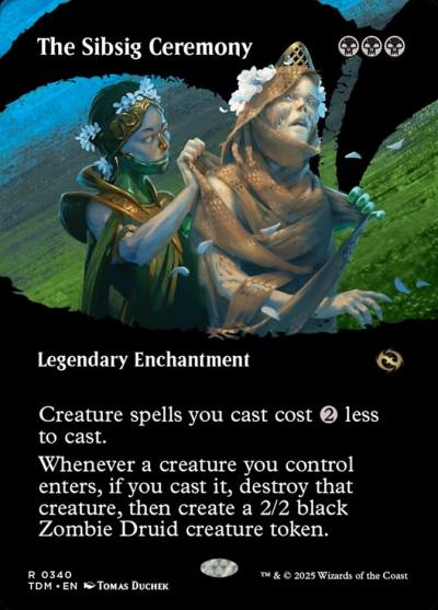 The Sibsig Ceremony TDM-340 Tarkir: Dragonstorm Magic card