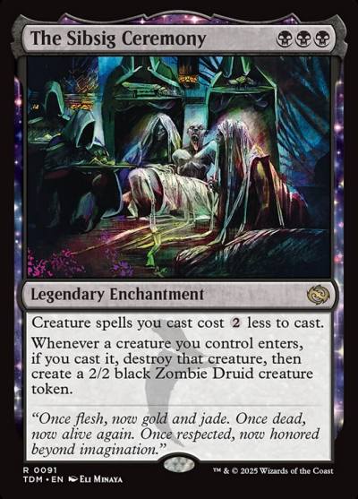 The Sibsig Ceremony TDM-91 Tarkir: Dragonstorm Magic card