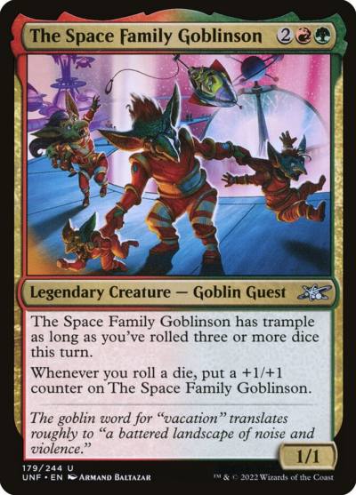 The Space Family Goblinson UNF-179 Unfinity Magic card