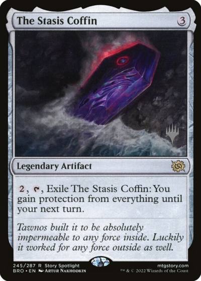 The Stasis Coffin PBRO-245P The Brothers' War Promos Magic card