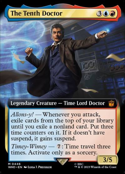 The Tenth Doctor WHO-446 Doctor Who Magic card