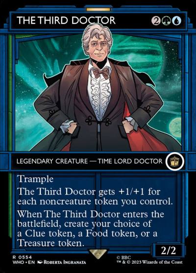 The Third Doctor WHO-554 Doctor Who Magic card