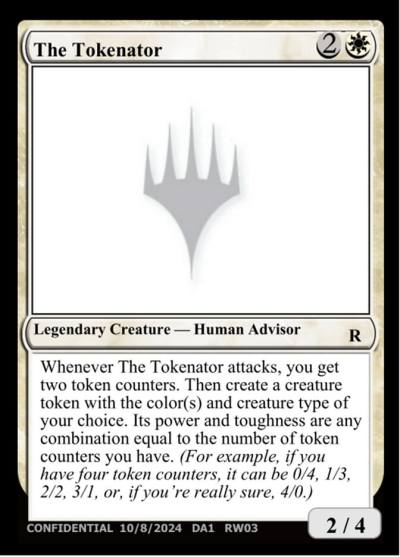 The Tokenator RW03g Unknown Event Magic card
