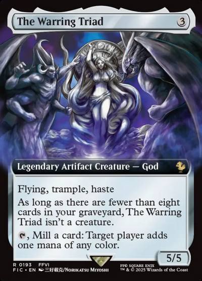 The Warring Triad FIC-193 Final Fantasy Commander Magic card