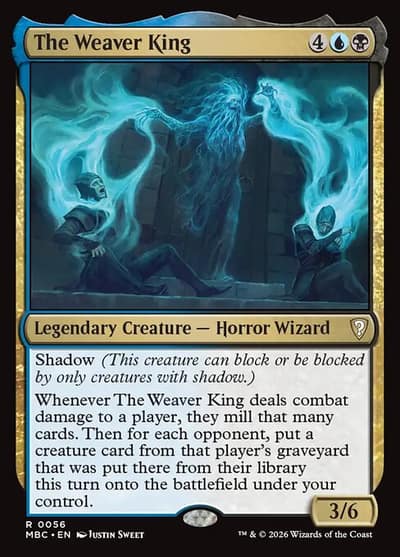 The Weaver King 56 Mystery Booster Commander Edition Magic card