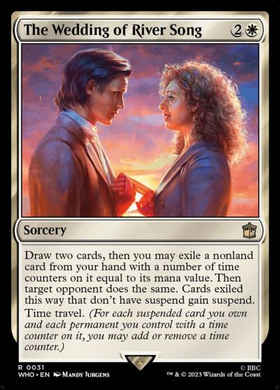 The Wedding of River Song WHO-31 Doctor Who Magic card