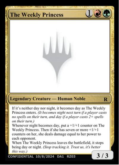 The Weekly Princess RZ03e Unknown Event Magic card