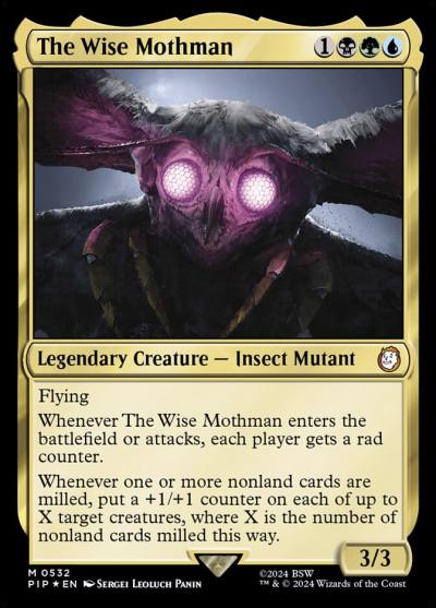The Wise Mothman PIP-532 Fallout Magic card