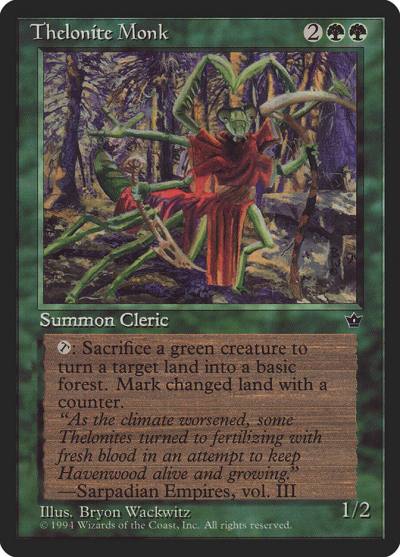 Thelonite Monk 79 Fallen Empires Magic card