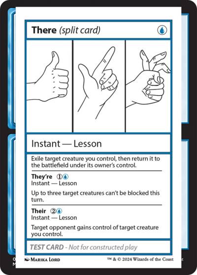 There // They're // Their MB2-537 Mystery Booster 2 Magic card