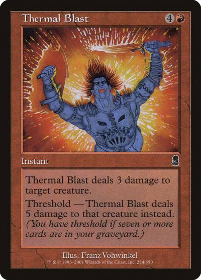 Thermal Blast ODY-224 Odyssey Magic card