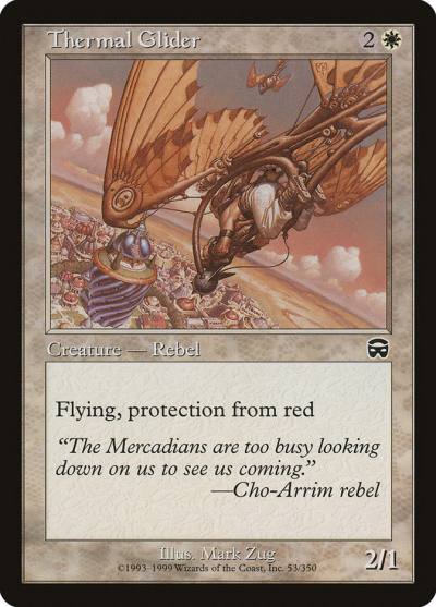 Thermal Glider 53 Mercadian Masques Magic card