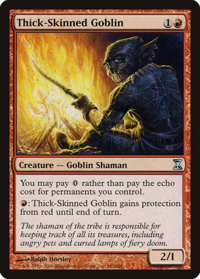 Thick-Skinned Goblin TSP-182 Time Spiral Magic card