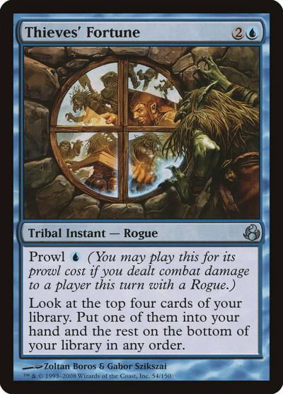 Thieves' Fortune 54 Morningtide Magic card