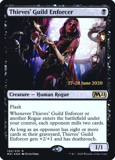 Thieves' Guild Enforcer PM21-125S Core Set 2021 Promos Magic card