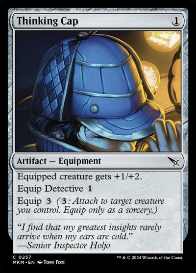 Thinking Cap MKM-257 Murders at Karlov Manor Magic card
