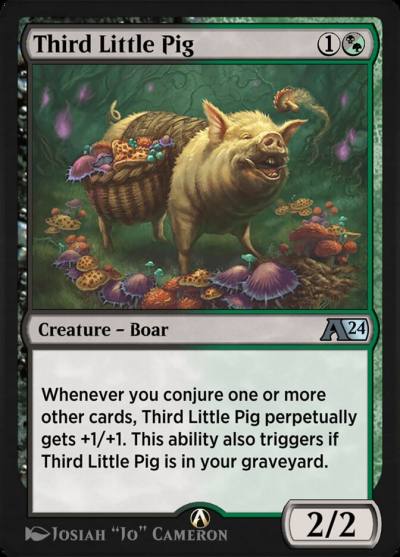 Third Little Pig YWOE-28 Alchemy: Wilds of Eldraine Magic card