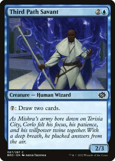 Third Path Savant 67 The Brothers' War Magic card