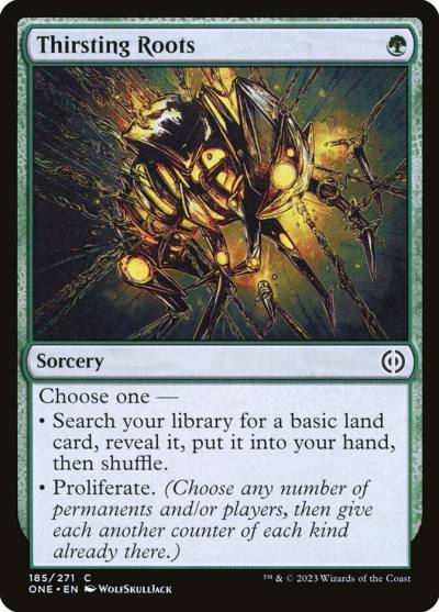 Thirsting Roots ONE-185 Phyrexia: All Will Be One Magic card