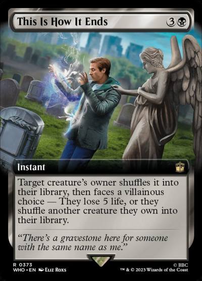 This Is How It Ends WHO-373 Doctor Who Magic card