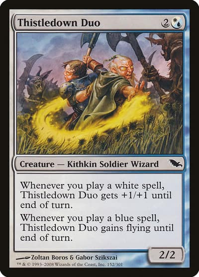 Thistledown Duo 152 Shadowmoor Magic card