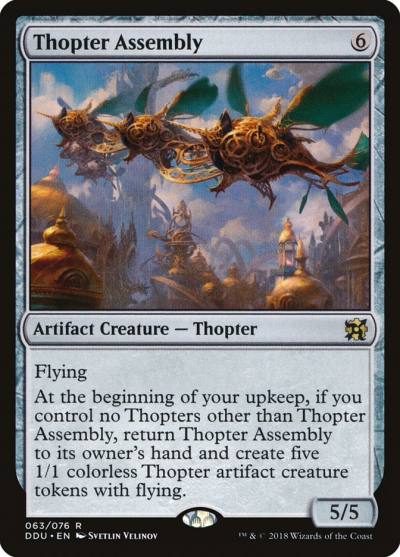 Thopter Assembly DDU-63 Duel Decks: Elves vs. Inventors Magic card
