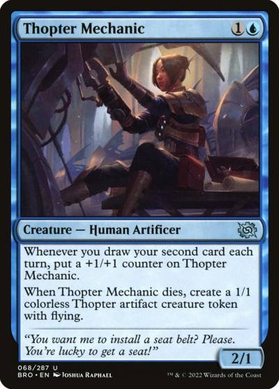 Thopter Mechanic BRO-68 The Brothers' War Magic card