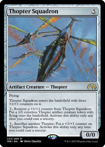 Thopter Squadron TPR-233 Tempest Remastered Magic card