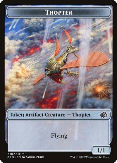 Thopter TBRO-10 The Brothers' War Tokens Magic card