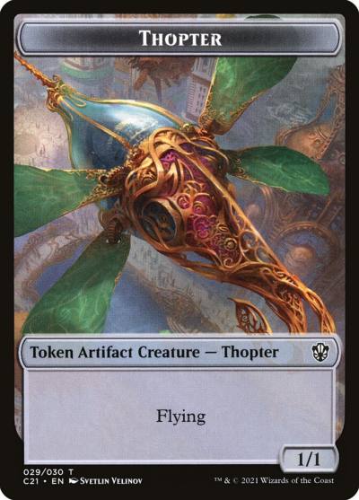 Thopter TC21-29 Commander 2021 Tokens Magic card