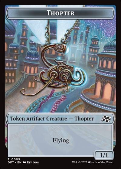 Thopter TDFT-9 Aetherdrift Tokens Magic card